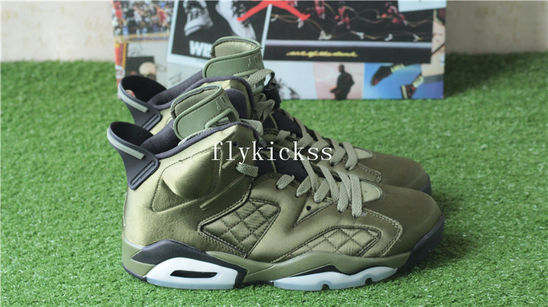 Air Jordan 6 Pinnacle Flight Jacket Green